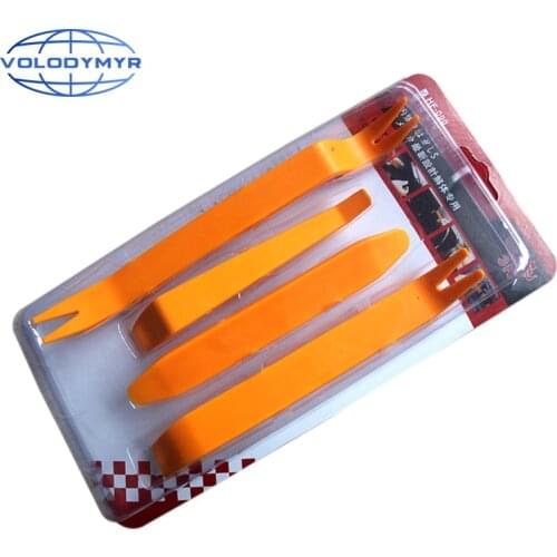 4pcs Auto Car Radio Door Clip Panel Trim Audio Dash Removal Interior Door Install Disassembly Sound Repair Insulation Tool