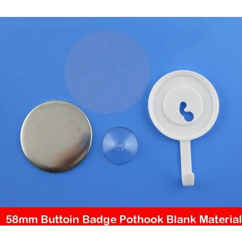 Custom DIY 100 sets of 58MM personalized custom hook suction cup sticky hook advertising gifts