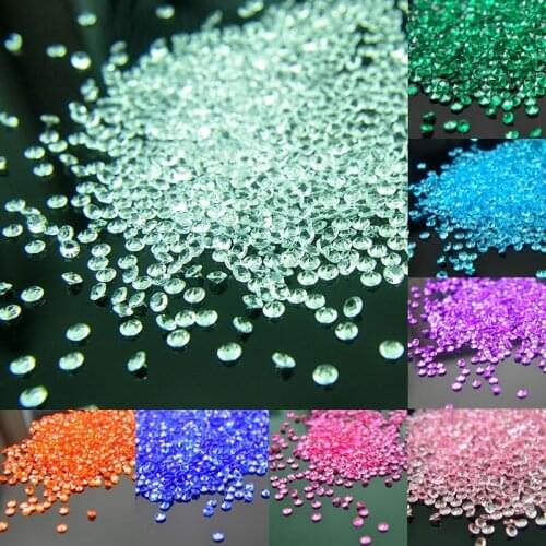 500Pcs/lot 4.5mm Wedding Party Crafts Diamond Decoration Acrylic Crystals Bling Confetti Event & Party Supplies Festive Decor