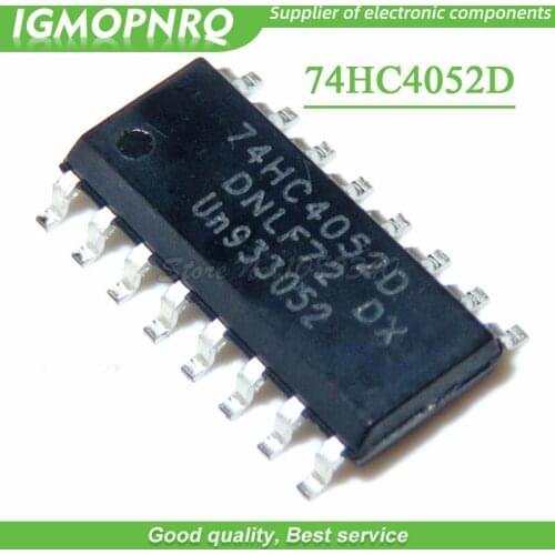 Free shipping 10pcs/lot 74HC4052 74HC4052D SOP digital logic chips new original