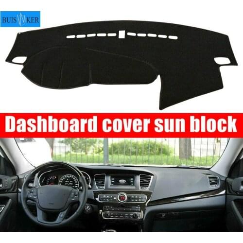 For Kia Cadenza K7 Car Dashboard Cover 2010 2011 2012 2013 2014 2015 2016 Dash Mat Pad Carpet Dashmat Sun Shade Pad Car Styling