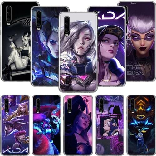 League Hero Games Akali Phone Case For Huawei P30 P40 P20 P10 Mate 20 10 30 Lite Pro P Smart Z Plus Printing Cover Coque Shell