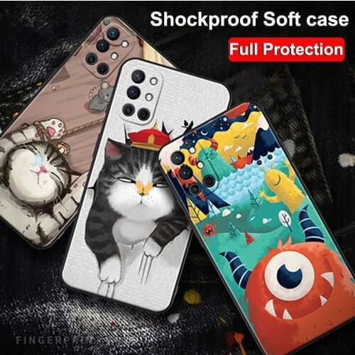 Case For OnePlus 9R TPU Silicone Fitted Bumper Soft Case For OnePlus9R LE2100 Back Cover For One Plus 9R 9 R 1+9R Phone shell