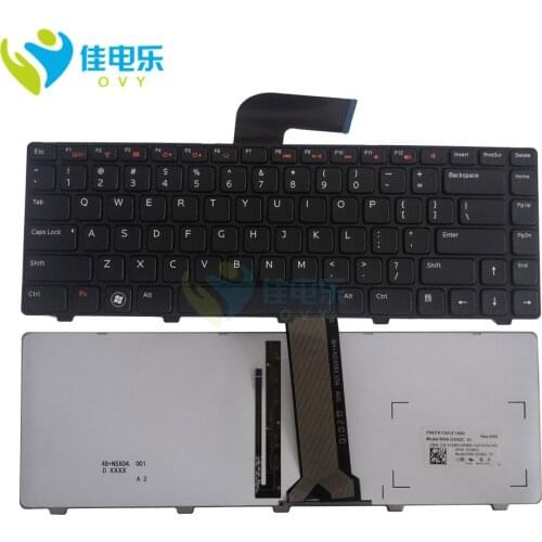 English backlit keyboard for Dell Inspiron 14R N4110 N4050 M4040 N4120 M4110 15R 5420 US qwerty laptop Keyboard 0X38K3 NSK-DX0SC