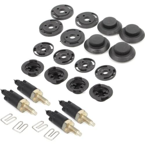 New 16pcs/set HDI Engine Cover Clip Bolt Bonnet Hood Kit Fit For Peugeot Citroen C4 C5