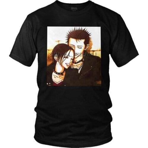 Mens Nana Osaki And Ren Honjo Manga T-Shirt Fashion Japanese Anime Tshirt Short Sleeve Hip Hop T Shirt Cotton Tee Tops Merch