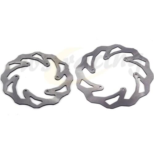 220 260mm Front Rear Disc Brake Wavy Rotor Set For KTM SX SXC SXF EXC EXCF XC F XCW Supermoto 125 250 300 350 450 500 1998-2020