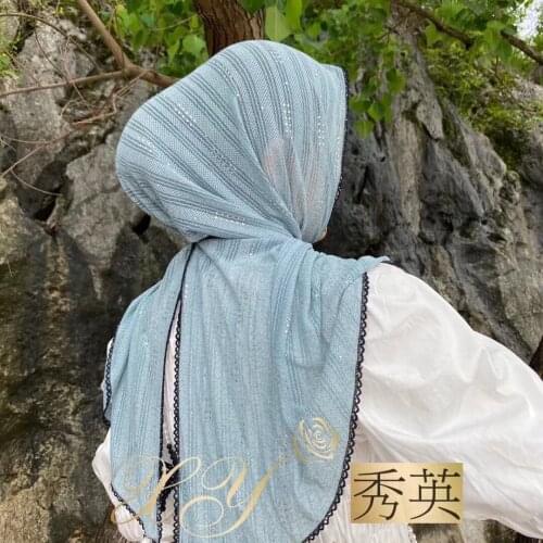 Easy To Wear Hijab Muslim Women Triangle Fashion Scarf