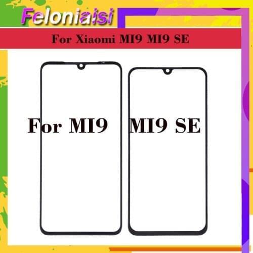 For Xiaomi MI 9 MI9 SE Touch Screen Panel Front Outer Glass Lens Touchscreen NO LCD Mi9 Mi9SE Glass Lens Replacement