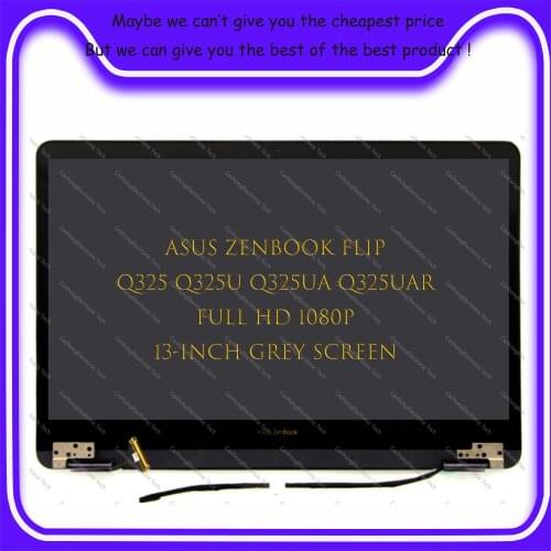 13.3" Touch LCD Display For ASUS ZenBook Flip UX370UA UX370U UX370UAF UX370UAR Upper LCD Screen Replacement Q325 Q325UA