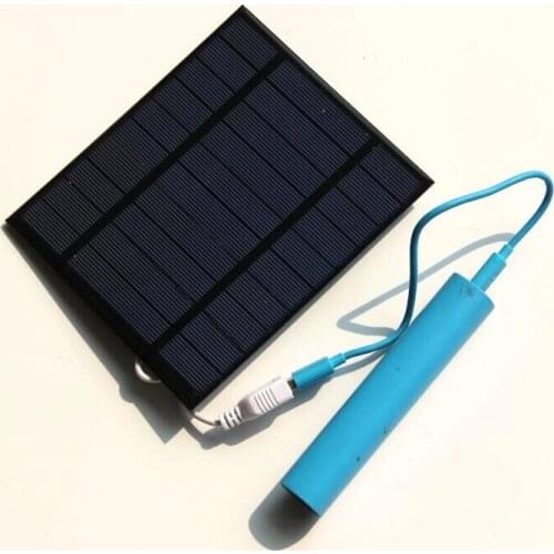 2.5W 5V Solar Charger Polycrystalline Solar Panel Charger For 3.7V Battery System LED Light 130*150MM 2pcs/lot Free Shipping