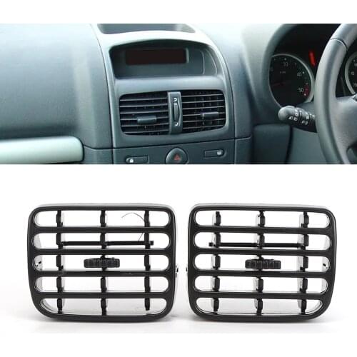 1 Pair Air Condition Vent Frame Car Dashboard Grille Fit for RENAULT CLIO MK2 1998 1999 2000 2001 2002 2003 2004 2005 2006 Black
