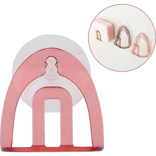 1PC Suction Cup Kitchen Bathroom Soap Sponge Storage Rack Drainer Rack Sink Drain Shelf Holder Bathroom Accessories Organizer