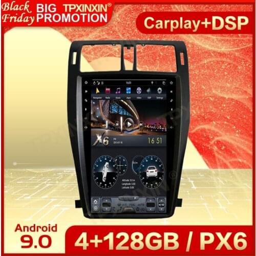 128G Carplay 2 Din Android 9 Tesla Multimedia Stereo For Toyota Crown 2013 Auto Navi Audio Video Radio Receiver Player Head Unit