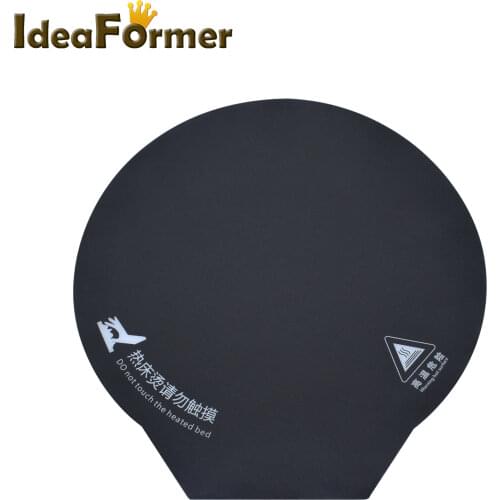 1 Set 3D Printer Heating Bed New Magnetic Round Sticker Printing Bed Flexible Plate Sticker For 200/220/240mm Round Print Bed