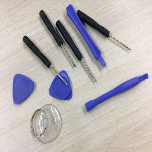 200pcs/lot 9 in 1 Cell Phones Opening Pry Repair Tool Kit Screwdrivers Tools Set for iphone X For iPhone 5 6 6s 7 8 plus