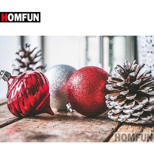 HOMFUN 5D DIY Diamond Painting Full Square/Round Drill "Christmas decor" Embroidery Cross Stitch gift Home Decor Gift A07777