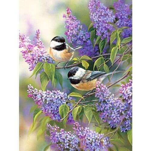 Nabi Diamond Painting Cross Stitch Birds Diamond Embroidery Animals 5D DIY Mosaic Full Square / Round Drill Decoration Home