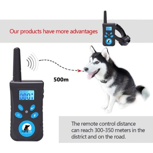 2 In1 Automatic Dog Training Device Anti-Dog Anti Bark Remote Dog Training Electric Shock Collar Bark Medium Small Dog Universal