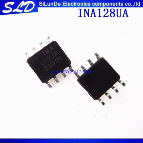 Free Shipping 20pcs/lot INA128UA INA128 INA128U SOP-8