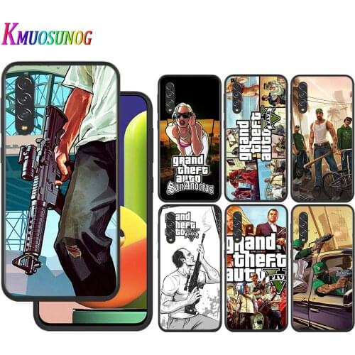 Grand Theft Auto GTA V Style for Samsung Galaxy A90 5G A80 A70S A70 A60 A50S A40 A30 A20E A20 A20S A10S A10 Phone Case