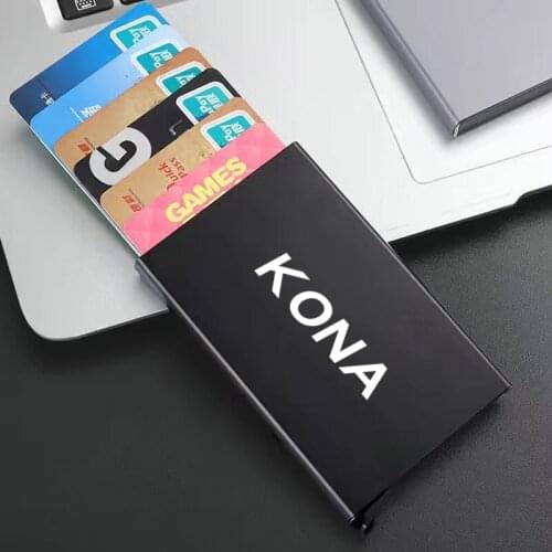 For hyundai knoa stereoaccessories Metal Business Card Holder Creative Holder Credit Business Card Case Wallet Bag Wallet
