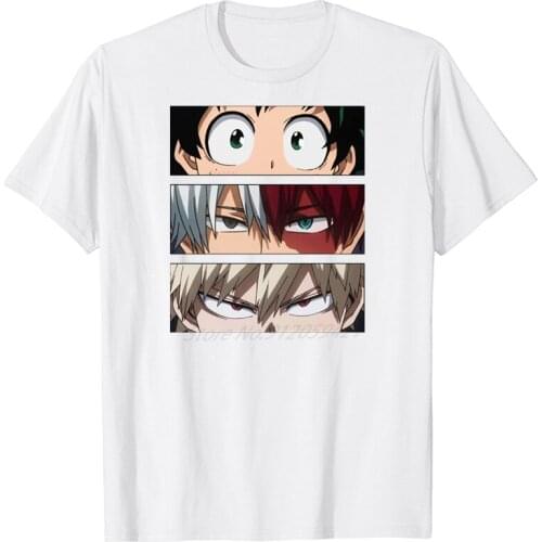 Japan Anime My Hero Academia T Shirt Harajuku oversized t shirt harajuku Casual graphic t shirts men clothing