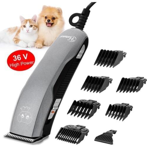HATTEKER pet hair clipper Dog Hair Trimmer Cat Clippers Cutter Machine Animal Grooming Shaver Electric Clipper