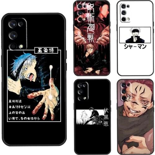 Jujutsu Kaisen For OnePlus 9 Pro 8 7T 8T Nord Phone Case For Realme 8 Pro 6 7 Q3 Pro 7i C3 C15 C21 GT