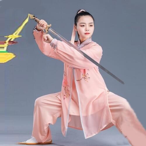 Chinese Clothing Store Wushu Kung Fu Uniform Chinese Warrior Costume 3 Pieces Set Tai Chi Clothing Swordsman Costume TA1508