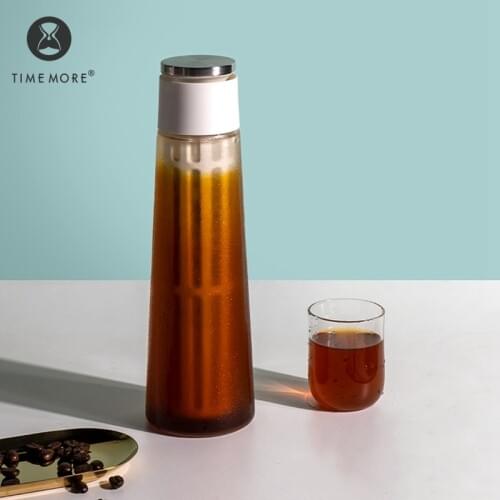 TIMEMORE Store Ice Coffee pot Glass Cup With Filter Portable Minimalism Coffee Utensils