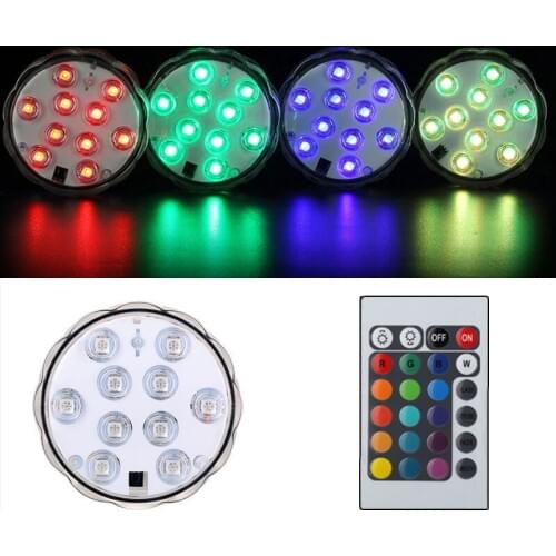 Mini UFO Light Submersible LED Aquarium Lighting RGB Remote Control Waterproof LED Lamp For Fish Tank And Decorate House