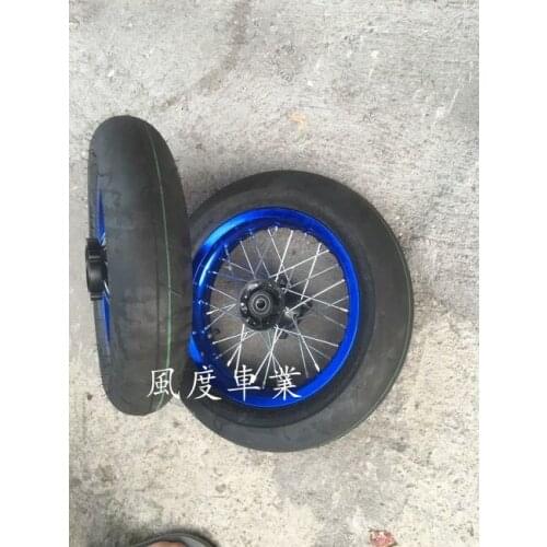 Off - road motorcycle modified accessories Front2.15-12 & Rear 2.50-12 inch wheels 120/70-12 INNOVA tires(Note color)