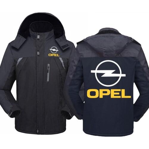 Mens New Winter OPEL Logo Thicken Windbreaker Waterproof Warm Outdoor Cold-Proof Mountaineering Clothing Coats Jackets