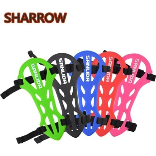 1Pc Soft Rubber Arm Guard Archery Forearm Safety Protective Gears Flexible Arm Guards For Bow Training Shooting Accessories