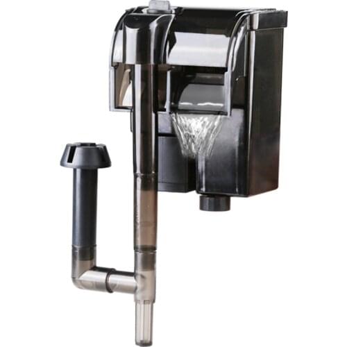 Fish tank wall hanging filter small aquarium hanging waterfall filter silent filtering pump