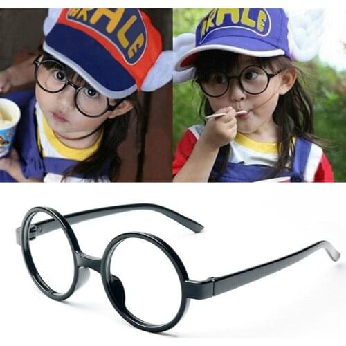 2020 Cute Baby Round Glasses Frame Kids Solid Color Spectacle Frames Myopic Lens Frame Boy&Girls Children Eyeglasses