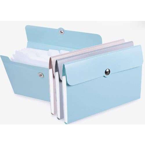 1Pcs File Folder Organ Box Bag Multi-function Organizer Storage Holder Office Document A5 Supplies Paper Folder Finishing
