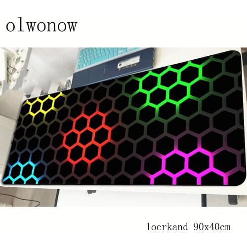 Hexagon Abstract mousepad 700x400x3mm best gaming mouse pad gamer mat Colourful computer desk padmouse keyboard play mats