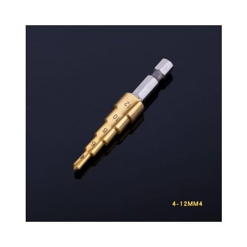 Alloy steel step drill bit Triangular handle Reaming bit opener Cobalt M35 4-12mm 4-20mm 4-32mm