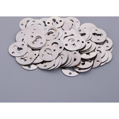 Heavy Duty Keyhole Hangers - Pack of 100 Round Shape Perfect for Shelves Mirrors Picture Frames Plate Tow Hole, Set of 100