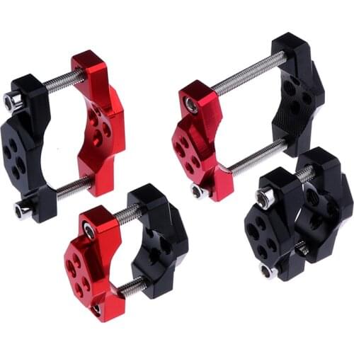 1set Universal Motorcycle Bicycle Aluminum alloy Spotlight Headlight Phone GPS Handlebar Holder Bracket Clamp Fixed Chips Frame