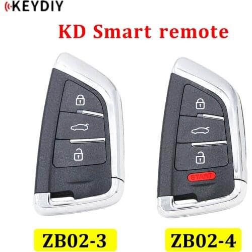 Universal ZB02-3 ZB02-4 KD Smart Key Remote for KD-X2 Car Key Remote Replacement Fit More than 2000 Models