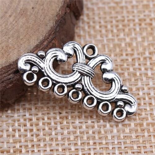 WYSIWYG 10pcs 14x28mm Porous Earring Connector Finding Earring Connector Charms For Jewelry Making
