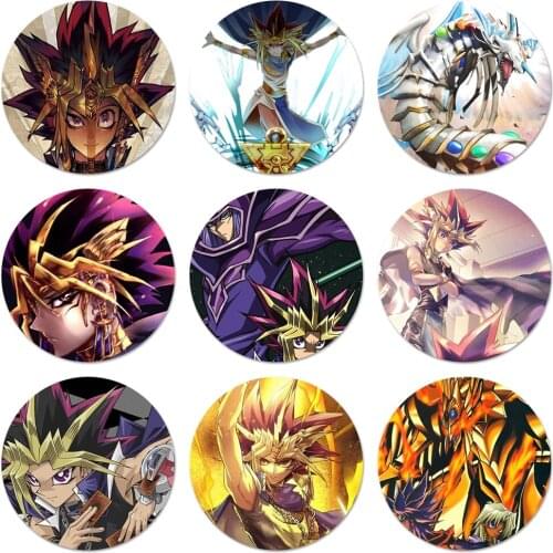 Yu GI OH Badge Brooch Pin Accessories For Clothes Backpack Decoration gift 58mm