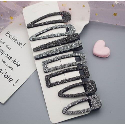 Fashion Women Pearl Hair Clip Snap Hair Barrette Stick Hairpin Hair Styling For Women Girls Barrettes Hair Accessories