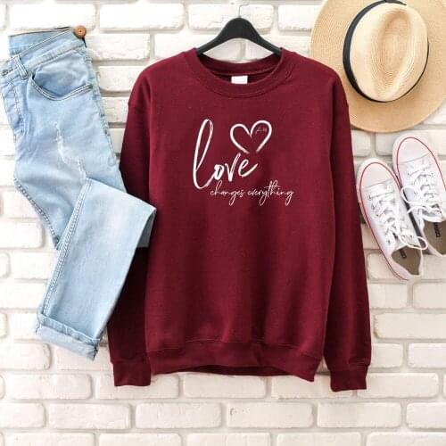 Womens Graphic Valentines Day unisex holiday gift fashion street graphic vintage party hipster sweatshirt youngs tops P037