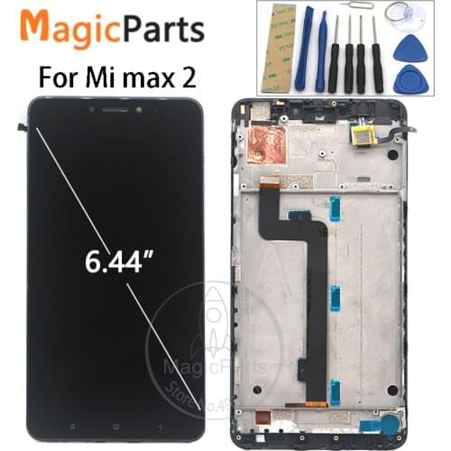 6.44"1920x1080 IPS LCD Display For XIAOMI MI MAX 2 LCD Touch Screen for Max2 Mi Max 2 LCD Digitizer with Frame Replacement Parts