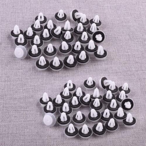 0119887678 A0119887678 60pcs 011 988 76 78 Car Door Panel Trim Fastener Clips Fit For Mercedes Benz R129 W202 W203 W211 Plastic