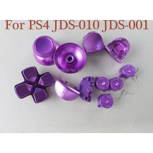 1set Metal Analog Joystick ThumbStick Grip Caps Action D-Pad Buttons spring for Sony Playstation Dualshock 4 PS4 jds-001 jds-010